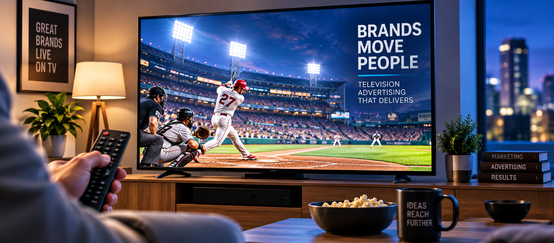 Digital TV advertising on connected television