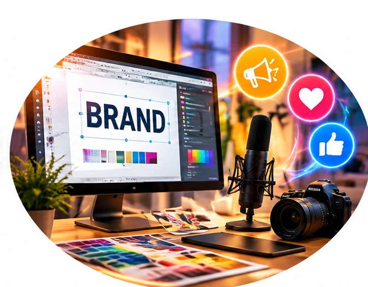 Brand promotion and creative marketing services using digital advertising, social media, video and visual content.