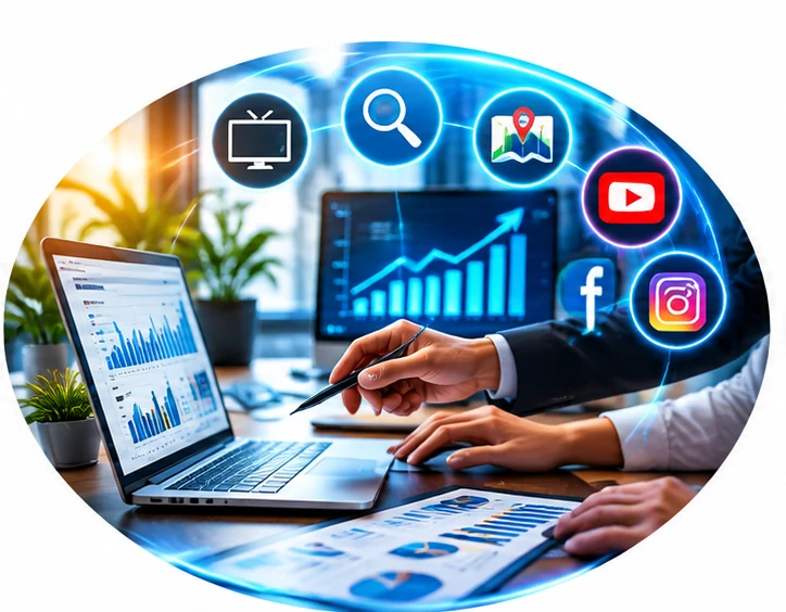Business marketing solutions using TV, search, digital and social media advertising to reach more customers.